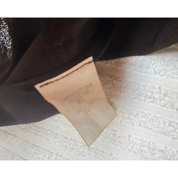 Vintage Mitchie's Matching High Rise Suede Patchwork Straight Leg Pants XL Brown - Picture 4 of 9